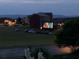 Drive-in movie night at The Glebe
